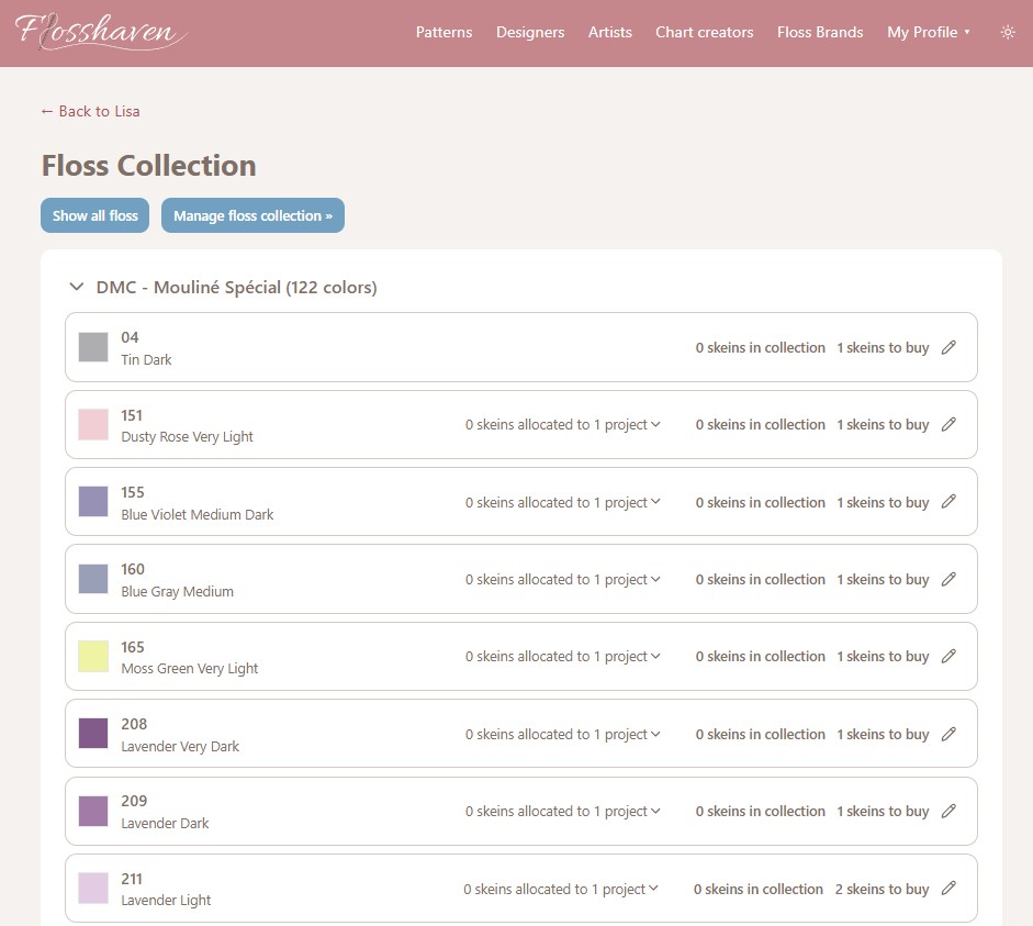 Shopping list screenshot placeholder